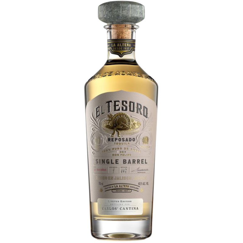 El Tesoro Reposado Single Barrel 750ml