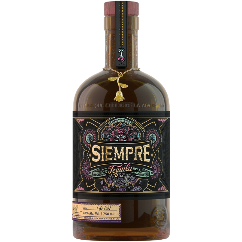 Siempre Tequila Añejo (1438) 750ml