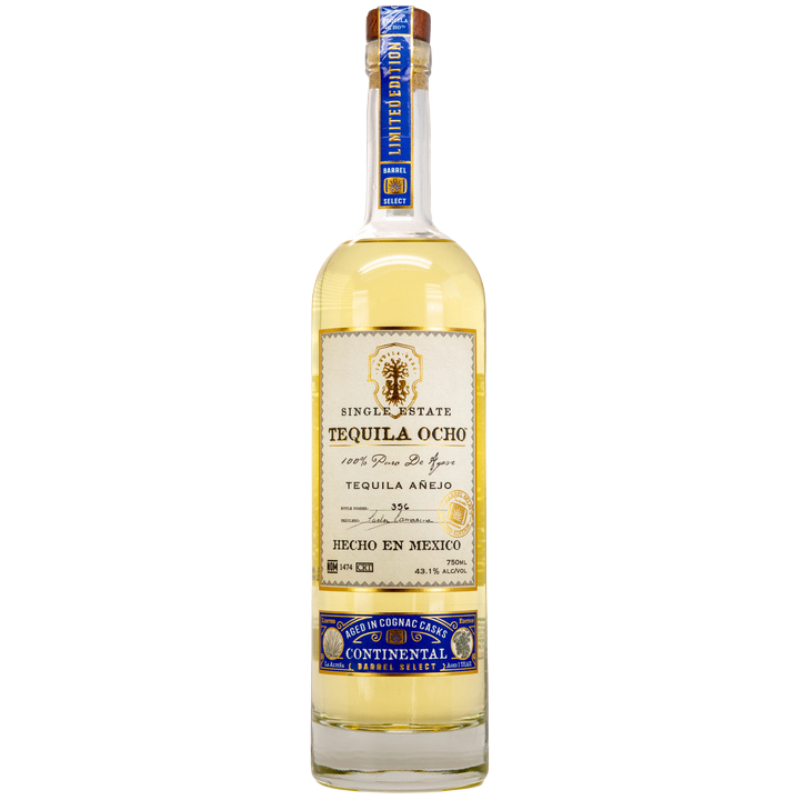 Ocho Tequila Añejo Continental Barrel Select 750ml