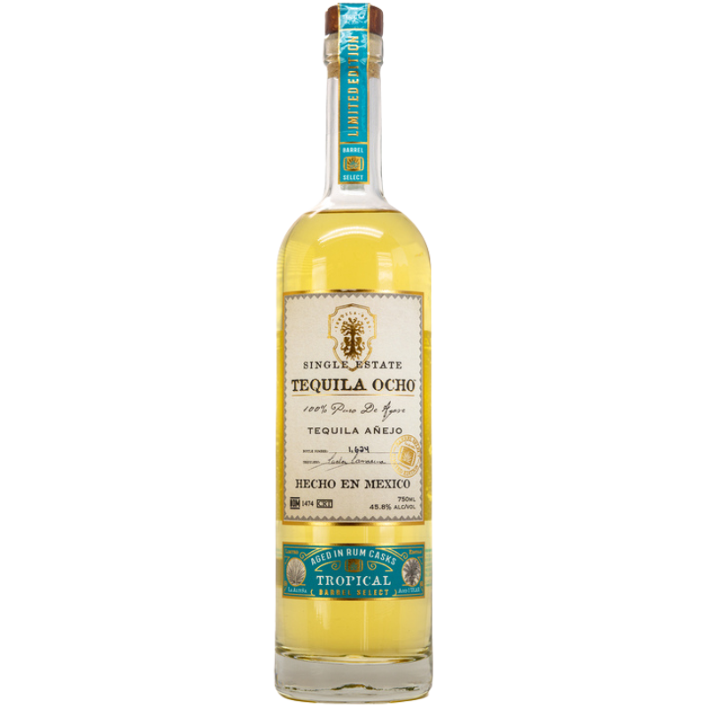 Tequila Ocho Añejo Tropical Barrel Select 750ml