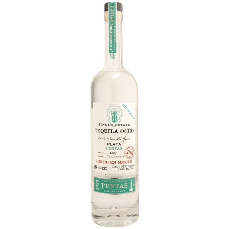 Tequila Ocho Plata Puntas - 2023 Mesa Colorada 750ml